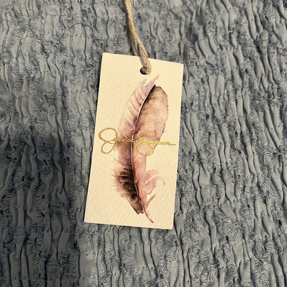 Blue Jessica Simpson halter top summer dress, xs - Picture 3 of 4